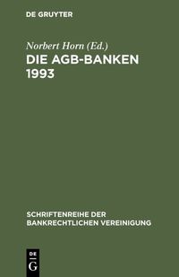 Produktbild: Die AGB-Banken 1993