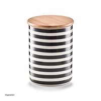 Produktbild: neuetischkultur Vorratsdose mit Bambusdeckel Stripes Vorratsdose mit Bambusdeckel Stripes