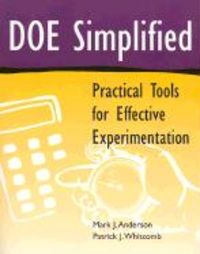 Produktbild: Doe Simplified: Practical Tools for Effective Experimentation with CDROM