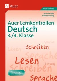 Produktbild: Auer Lernkontrollen Deutsch, Klasse 3/4