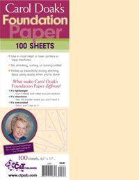 Produktbild: Carol Doak's Foundation Paper