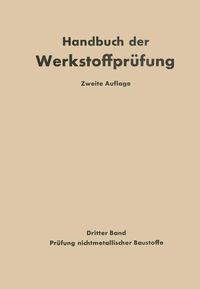 Produktbild: Die Pr&uuml;fung nichtmetallischer Baustoffe