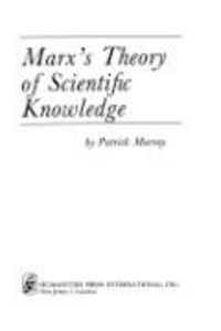 Produktbild: Murray, P: Marx's Theory Of Scientific Knowledge