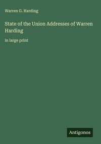 Produktbild: State of the Union Addresses of Warren Harding