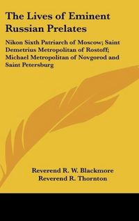 Produktbild: The Lives of Eminent Russian Prelates