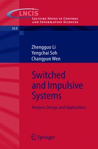 Produktbild: Switched and Impulsive Systems