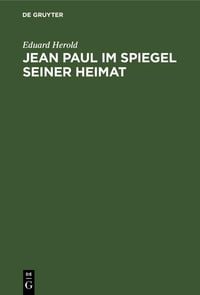 Produktbild: Jean Paul im Spiegel seiner Heimat