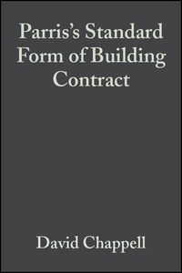 Produktbild: Parris's Standard Form of Building Contract