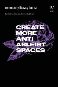 Produktbild: Community Literacy Journal 17.1 (Fall 2022)