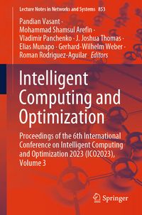 Produktbild: Intelligent Computing and Optimization