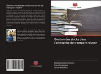 Produktbild: Gestion des stocks dans l'entreprise de transport routier