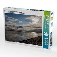 Produktbild: CALVENDO Puzzle Wolken &uuml;ber dem Dollart in Ostfriesland | 1000 Teile Lege-Gr&ouml;&szlig;e 64x48cm Foto-Puzzle f&uuml;r gl&uuml;ckliche Stunden