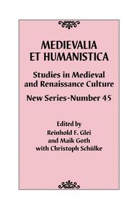 Produktbild: Medievalia et Humanistica, No. 45