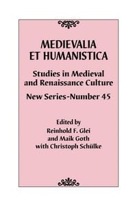 Produktbild: Medievalia et Humanistica, No. 45