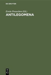 Produktbild: Antilegomena