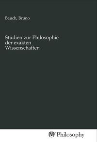 Produktbild: Studien zur Philosophie der exakten Wissenschaften