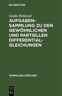 Produktbild: Aufgabensammlung zu den gew&ouml;hnlichen und partiellen Differentialgleichungen
