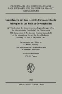 Produktbild: Grundfragen auf dem Gebiete der Geomechanik / Principles in the Field of Geomechanics