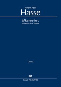 Produktbild: Miserere in c (Klavierauszug)