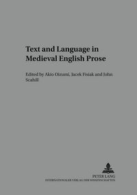 Produktbild: Text and Language in Medieval English Prose
