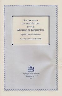 Produktbild: Six Lectures on the History of the Mystery of Repentance