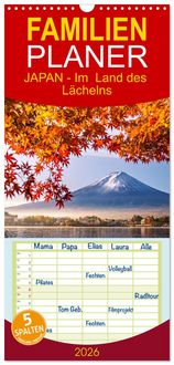 Produktbild: Familienplaner 2026 - JAPAN - Im Land des L&auml;chelns mit 5 Spalten (Wandkalender, 21 x 45 cm) CALVENDO
