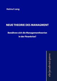 Produktbild: Neue Theorie des Management