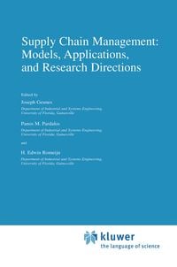 Produktbild: Supply Chain Management: Models, Applications, and Research Directions