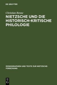 Produktbild: Nietzsche und die historisch-kritische Philologie