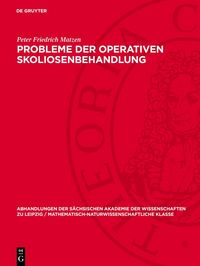 Produktbild: Probleme der operativen Skoliosenbehandlung