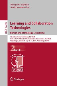 Produktbild: Learning and Collaboration Technologies. Human and Technology Ecosystems