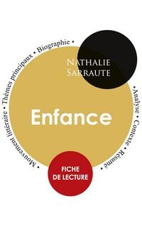 Produktbild: Fiche de lecture Enfance (&Eacute;tude int&eacute;grale)
