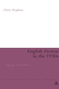Produktbild: English Fiction in the 1930s