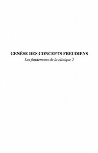 Produktbild: Genese des concepts freudiens