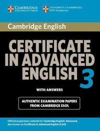 Produktbild: Cambridge Certificate in Advanced English 3 for Updated Exam Student