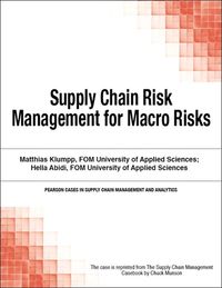 Produktbild: Supply Chain Risk Management for Macro Risks