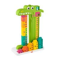 Produktbild: Fisher-Price Mein Zahlen-Krokodil Lernspielzeug mit 10 Stapelbl&ouml;cken f&uuml;r Kleinkinder