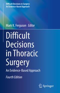 Produktbild: Difficult Decisions in Thoracic Surgery