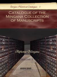 Produktbild: Catalogue of the Mingana Collection of Manuscripts