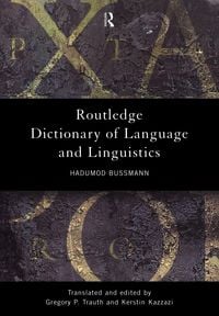 Produktbild: Routledge Dictionary of Language and Linguistics