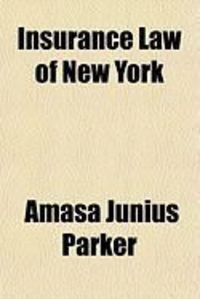 Produktbild: Insurance Law of New York