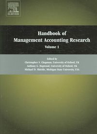 Produktbild: Handbooks of Management Accounting Research, Two-Volume Set