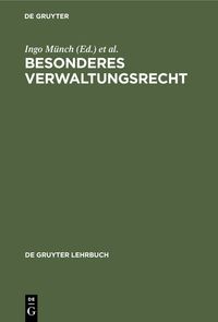 Produktbild: Besonderes Verwaltungsrecht