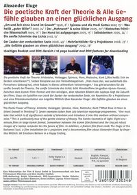Die poetische Kraft der der Theorie/Alle Gefühle glauben an einen - Edition Filmmuseum  [2 DVDs]