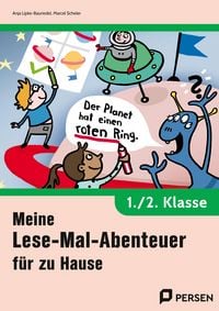 Produktbild: Meine Lese-Mal-Abenteuer f&uuml;r zu Hause - 1./2. Kl.
