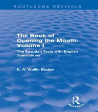 Produktbild: The Book of Opening the Mouth: Vol. I (Routledge Revivals)