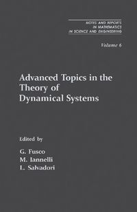 Produktbild: Advanced Topics in the Theory of Dynamical Systems