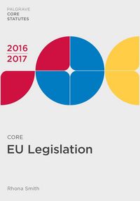 Produktbild: Core EU Legislation 2016-17
