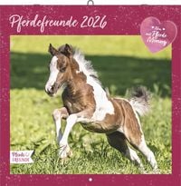 Produktbild: Pferdefreunde 2026 - Broschürenkalender - Kinder-Kalender - Format 30 x 30 cm