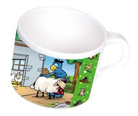 Produktbild: Globi Melamin Tasse Bauernhof